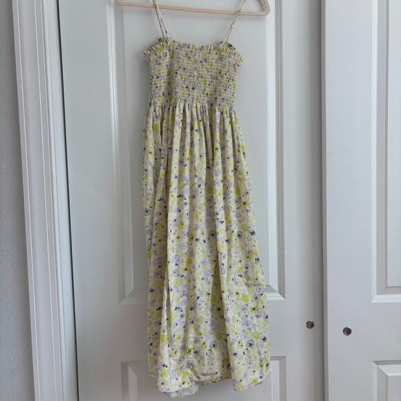 Bundle of (2) Floral Sundresses Sz S Feminine Smocked H&M / Who What Wear - Picture 11 of 13